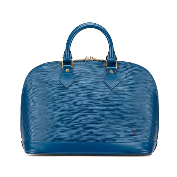 Pre-owned Louis Vuitton Epi Alma PM Blue