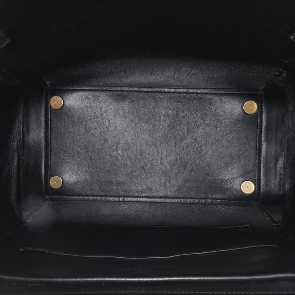 Pre-owned Celine Limited Edition Mini Pony Hair and Calfskin Belt Bag Black