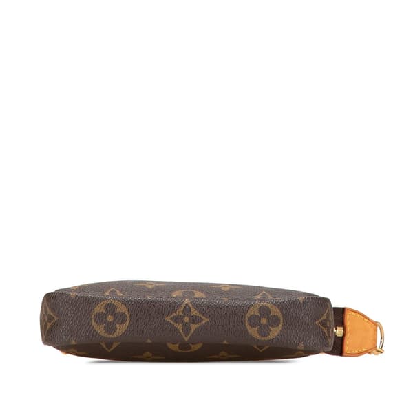 Pre-owned Louis Vuitton Monogram Mini Pochette Accessoires Brown