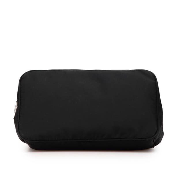 Pre-owned Prada Tessuto Canapa Logo Bow Satchel Black