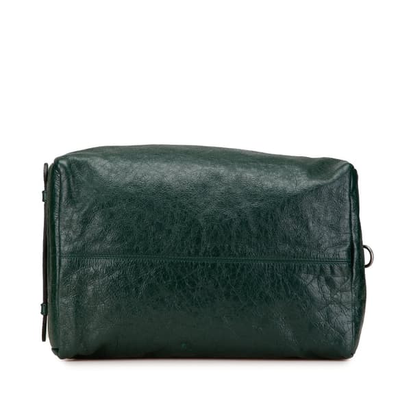 Pre-owned Gucci GG Leather Morpheus Satchel Green