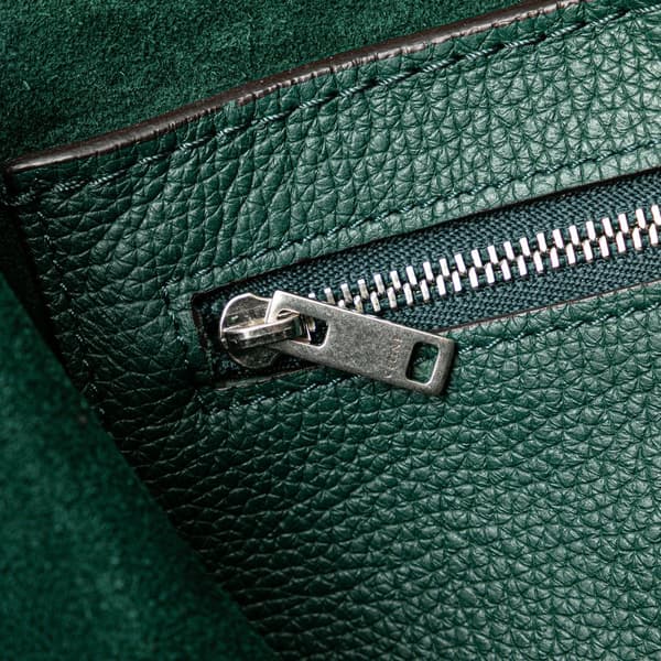 Pre-owned Celine Small Leather Big Bag Green