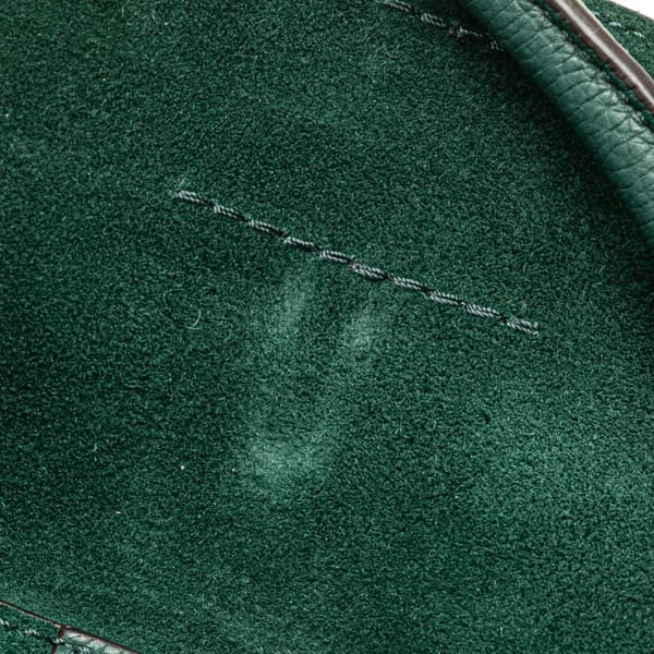Pre-owned Celine Small Leather Big Bag Green