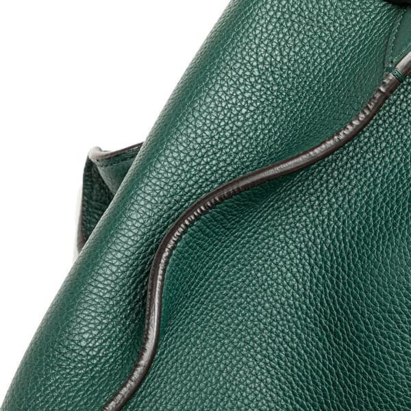 Pre-owned Celine Small Leather Big Bag Green