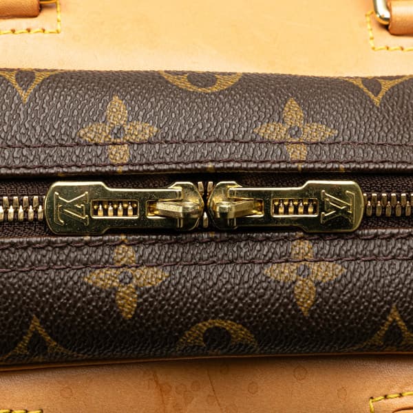 Pre-owned Louis Vuitton Monogram Deauville Brown