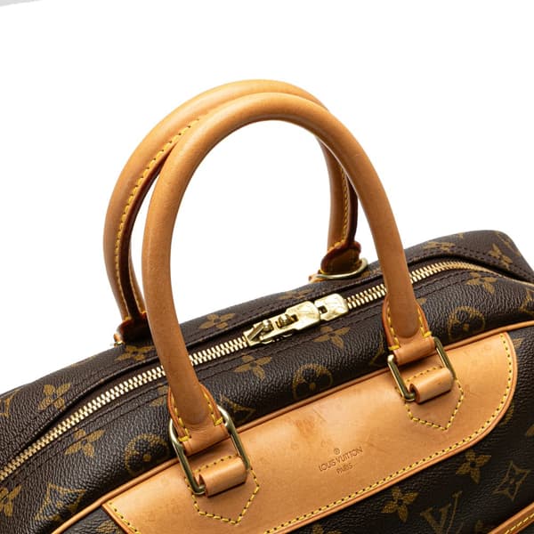 Pre-owned Louis Vuitton Monogram Deauville Brown
