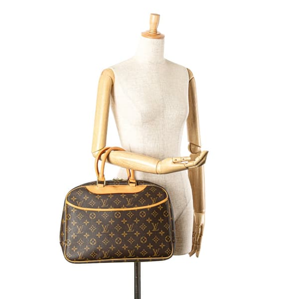Pre-owned Louis Vuitton Monogram Deauville Brown