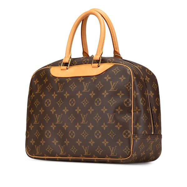 Pre-owned Louis Vuitton Monogram Deauville Brown
