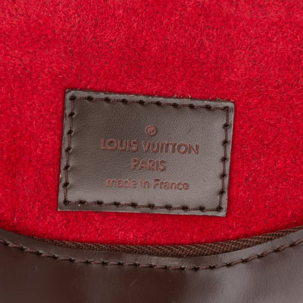 Pre-owned Louis Vuitton Damier Ebene Trevi PM Brown