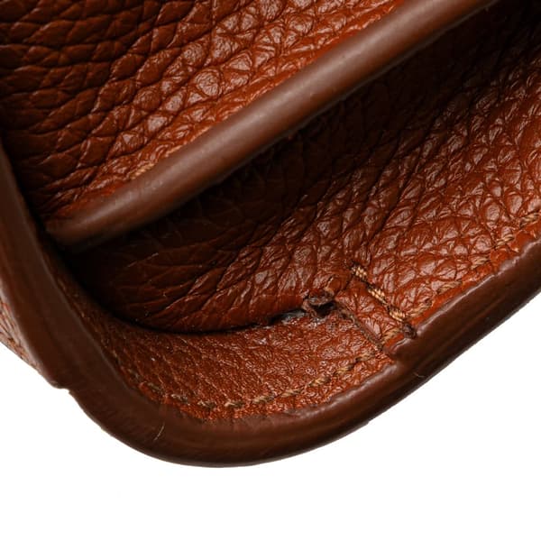 Pre-owned Saint Laurent Baby Leather Sac De Jour Satchel Brown