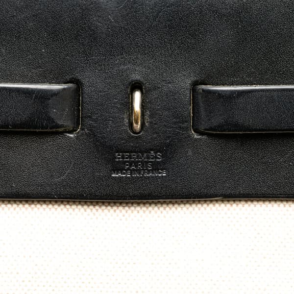 Pre-owned Hermès Toile Herbag 39 Brown