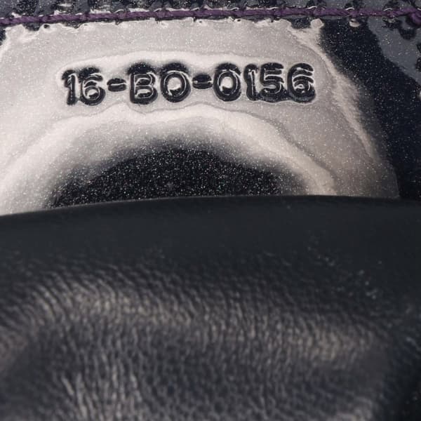 Pre-owned Dior Medium Patent Cannage Lady Dior Blue