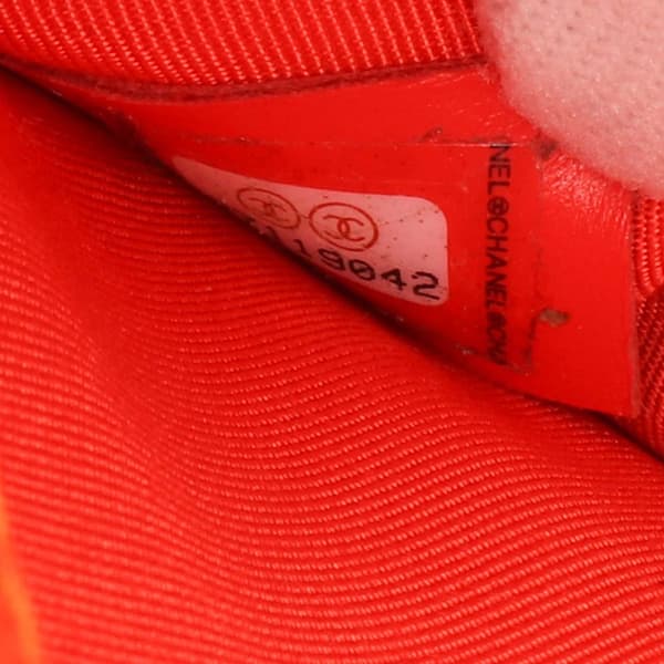 Pre-owned Chanel Small Quilted Caviar Sunset On The Sea Flap Orange