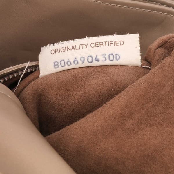 Pre-owned Bottega Veneta Small Nappa Intrecciato Roma Satchel Brown