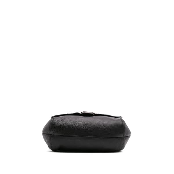 Pre-owned Gucci Leather Horsebit Techno Satchel Black