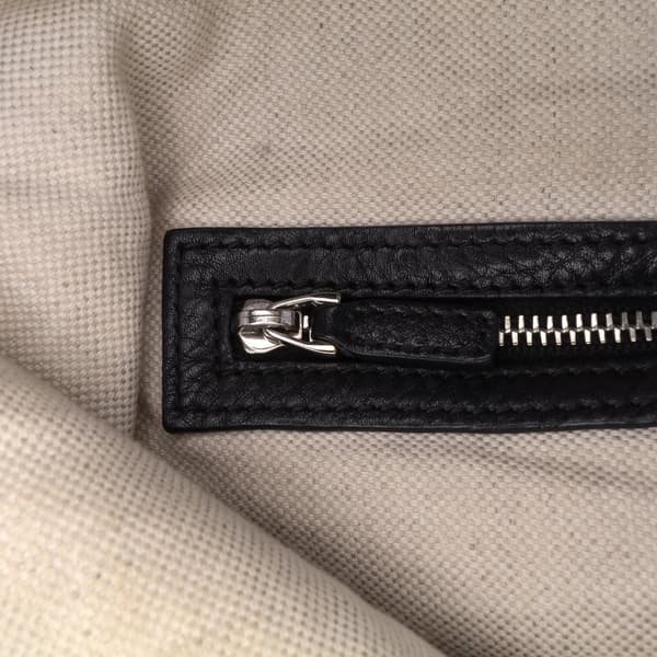 Pre-owned Gucci Leather Horsebit Techno Satchel Black