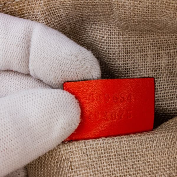 Pre-owned Gucci Mini Microguccissima Dome Satchel Orange