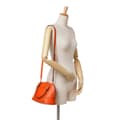 Miniatyrbilde 9 av 9: Pre-owned Gucci Mini Microguccissima Dome Satchel Orange