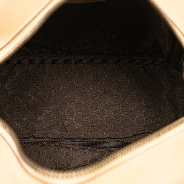 Pre-owned Gucci Leather Satchel Brown