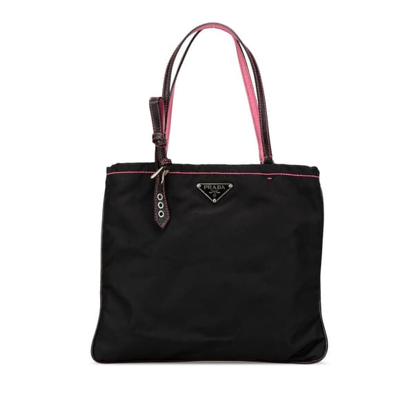 Pre-owned Prada Tessuto Handbag Black