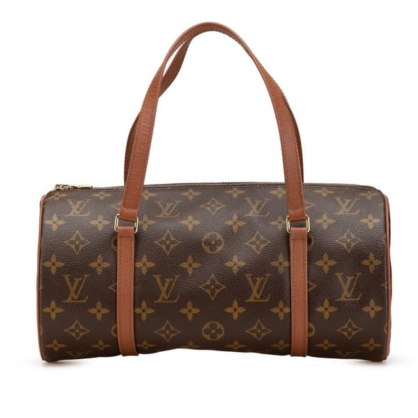 Pre-owned Louis Vuitton Monogram Papillon 30 Brown