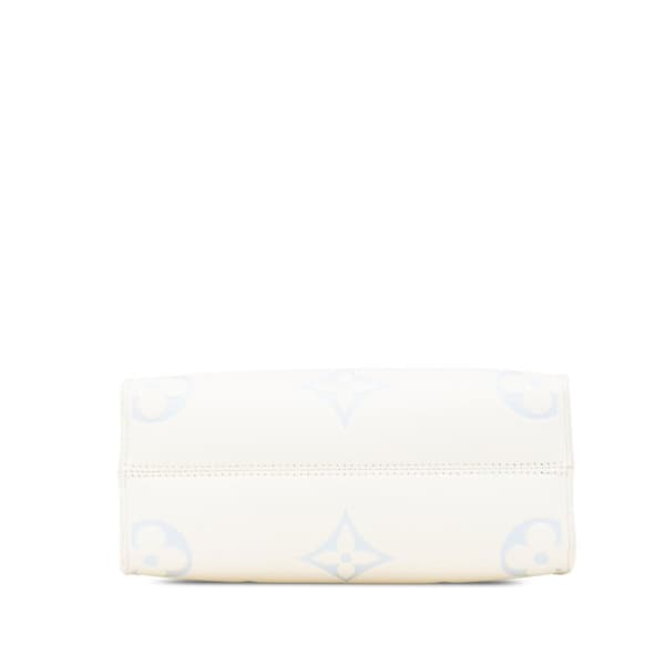 Pre-owned Louis Vuitton Bicolor Monogram Empreinte Giant Onthego PM White