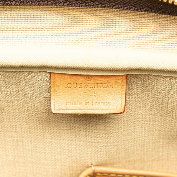 Pre-owned Louis Vuitton Monogram Deauville Brown