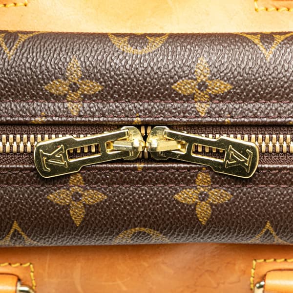 Pre-owned Louis Vuitton Monogram Deauville Brown