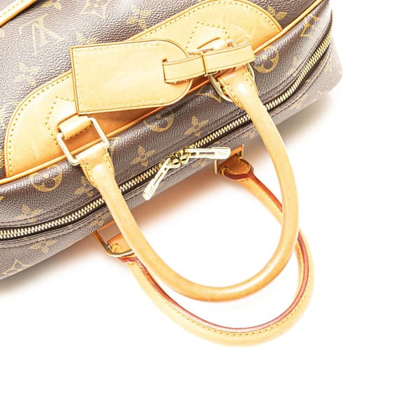 Pre-owned Louis Vuitton Monogram Deauville Brown