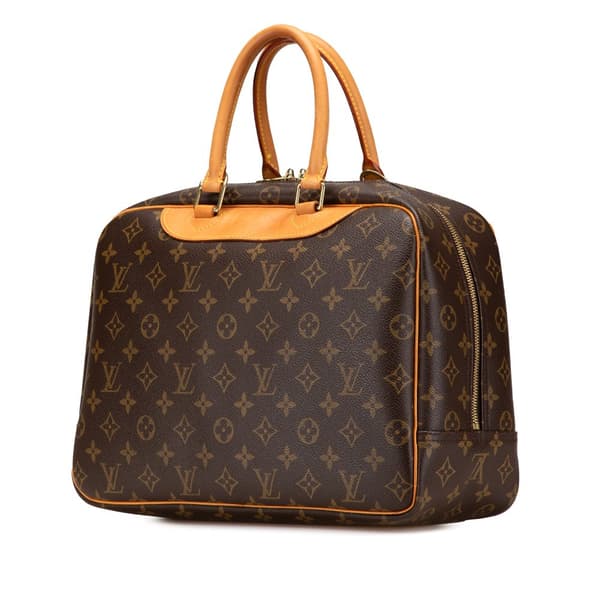 Pre-owned Louis Vuitton Monogram Deauville Brown