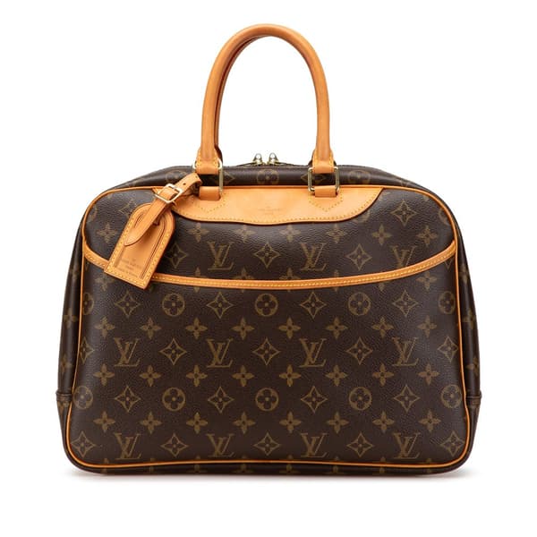 Pre-owned Louis Vuitton Monogram Deauville Brown