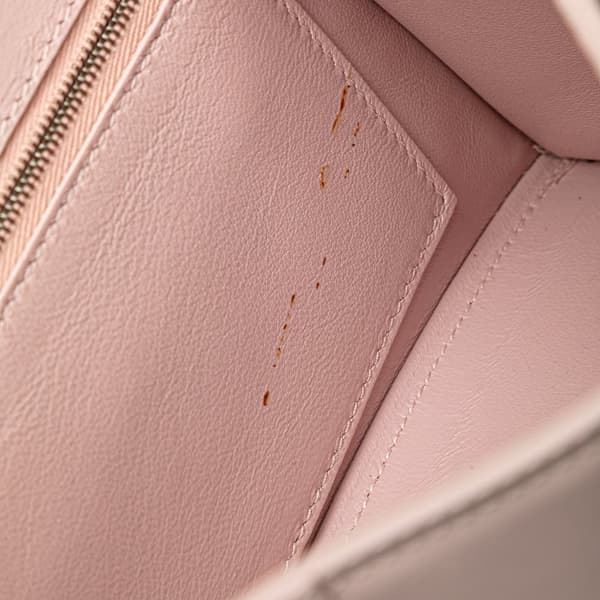 Pre-owned Balenciaga Small Leather Hourglass Top Handle Bag Pink
