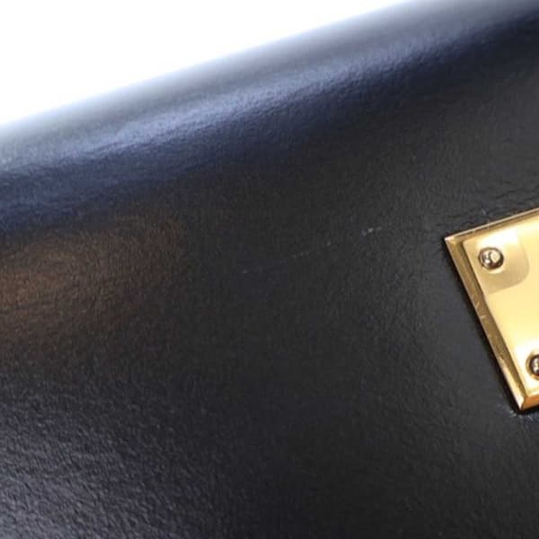 Pre-owned Hermès Mini Epsom Kelly II Sellier 20 Gray