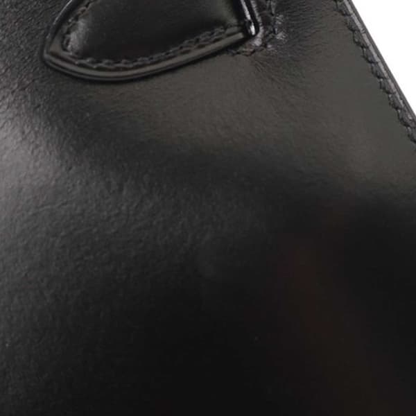 Pre-owned Hermès Mini Epsom Kelly II Sellier 20 Gray