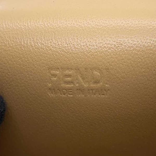 Pre-owned Fendi Mini Leather Cookie Hobo Brown