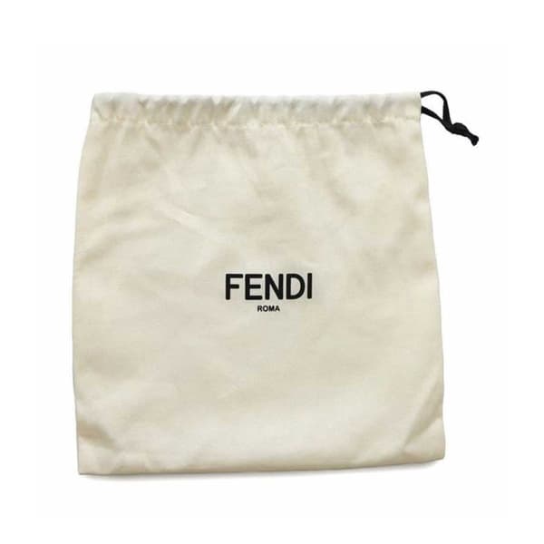 Pre-owned Fendi Mini Leather Cookie Hobo Brown