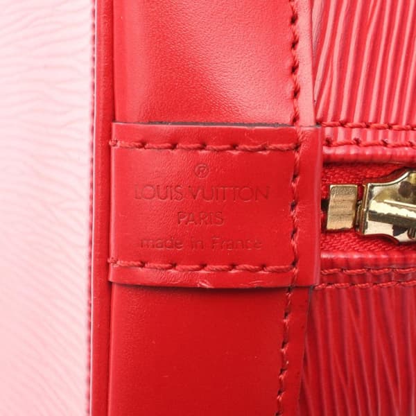 Pre-owned Louis Vuitton Epi Alma PM Red