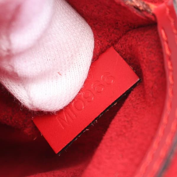 Pre-owned Louis Vuitton Epi Alma PM Red