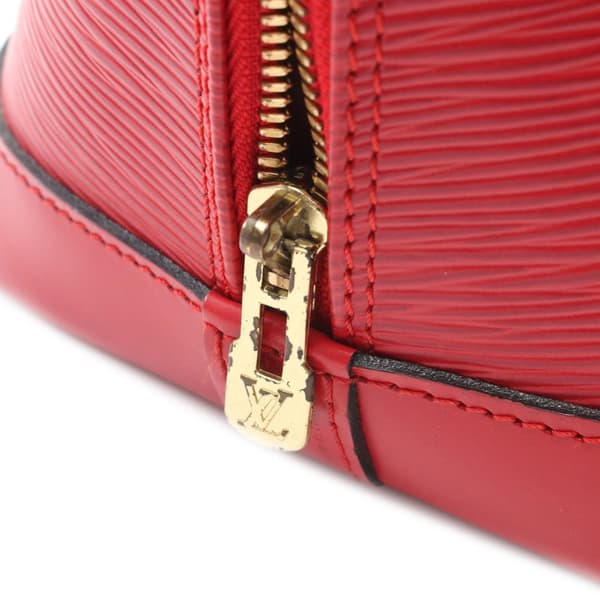 Pre-owned Louis Vuitton Epi Alma PM Red