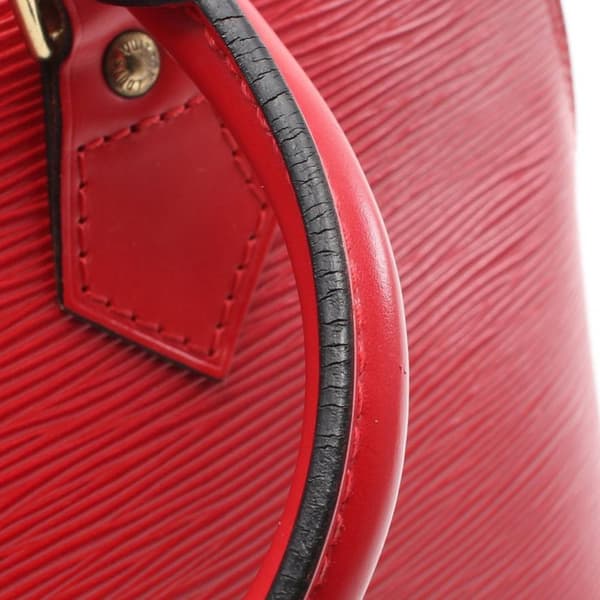 Pre-owned Louis Vuitton Epi Alma PM Red