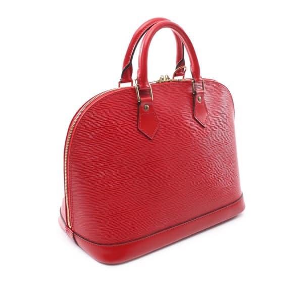 Pre-owned Louis Vuitton Epi Alma PM Red