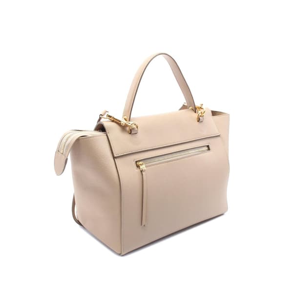 Pre-owned Celine Mini Leather Belt Bag Satchel Brown