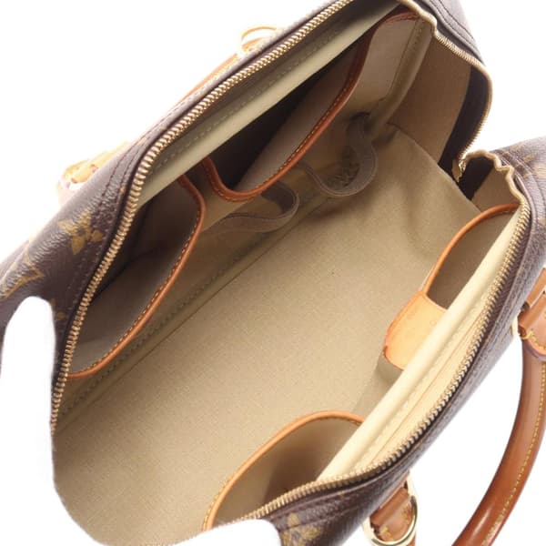 Pre-owned Louis Vuitton Monogram Deauville Brown