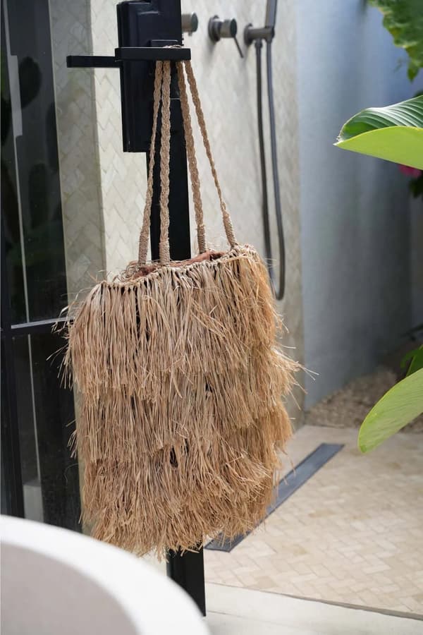 Raffia Bahamas Tote - Naturlig