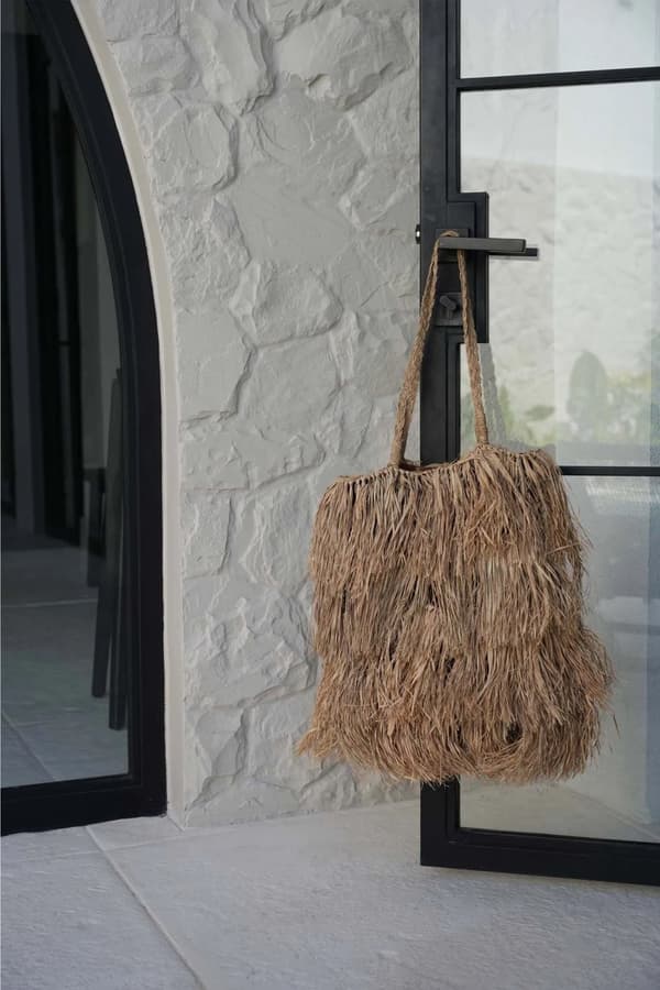 Raffia Bahamas Tote - Naturlig