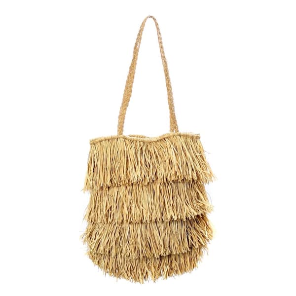 Raffia Bahamas Tote - Naturlig