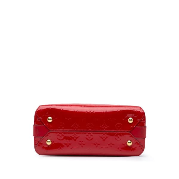 Pre-owned Louis Vuitton Monogram Vernis Melrose Red