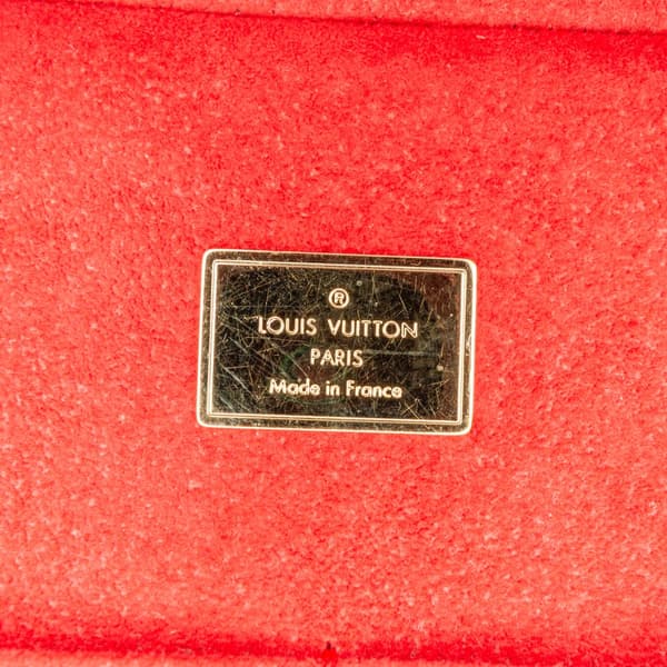 Pre-owned Louis Vuitton Monogram Vernis Melrose Red
