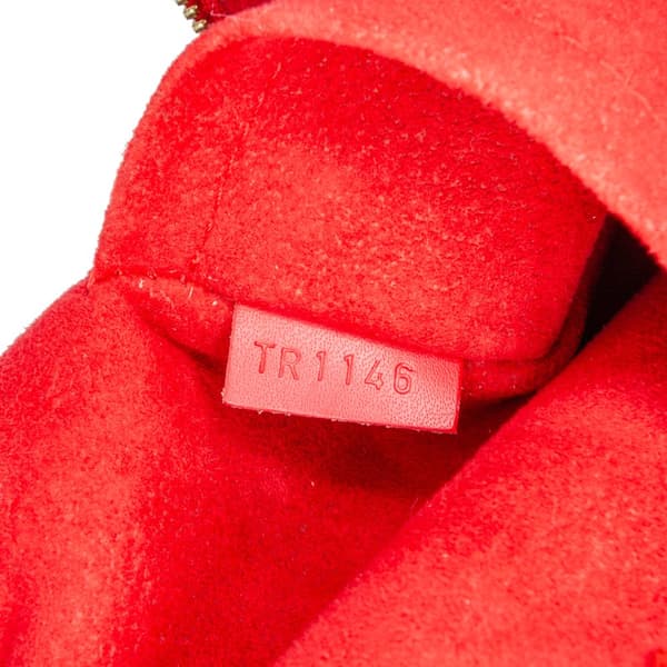 Pre-owned Louis Vuitton Monogram Vernis Melrose Red