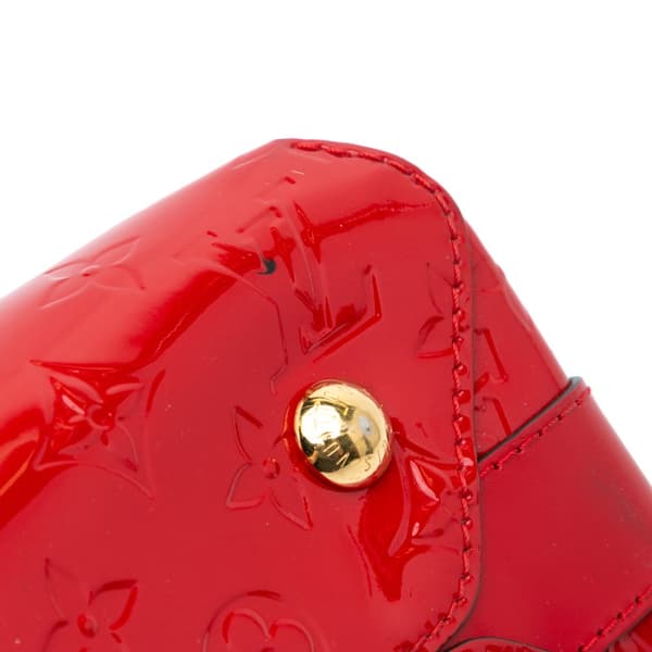 Pre-owned Louis Vuitton Monogram Vernis Melrose Red